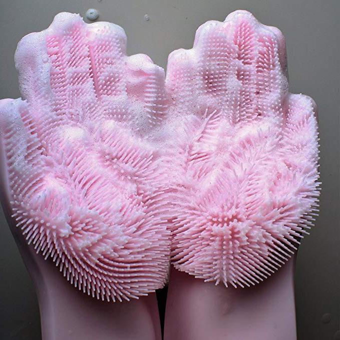 Wholesale Flower Power Set (Gloves, Pink Dish Brush With Vase, Sponge  Holder) - JTY/White Magic - Fieldfolio